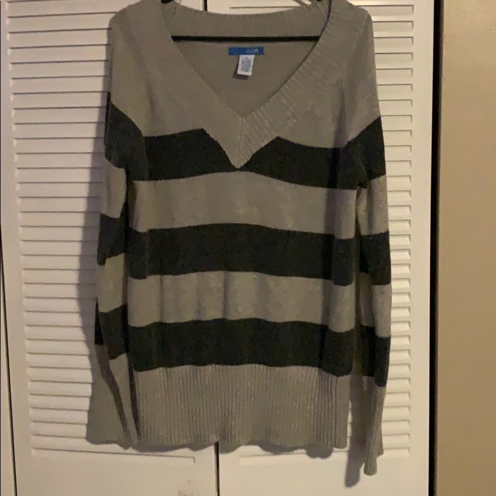 Brand new, never worn big striped sweater